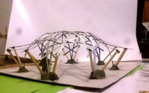 Modellini per strutture in Bamboo